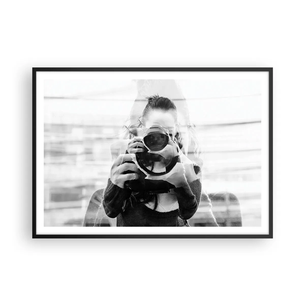 Poszter fehér keretben - Alkotó meg ez eszköze - 100x70 cm