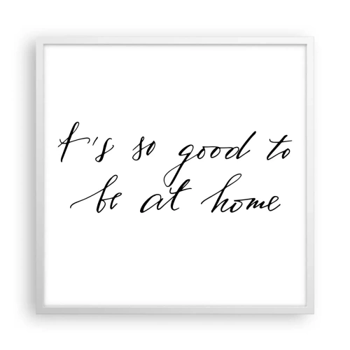 Poszter fekete keretben - Teljes igazság - 60x60 cm