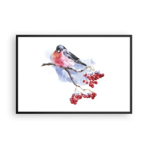 Poszter fehér keretben - Téli színben - 91x61 cm