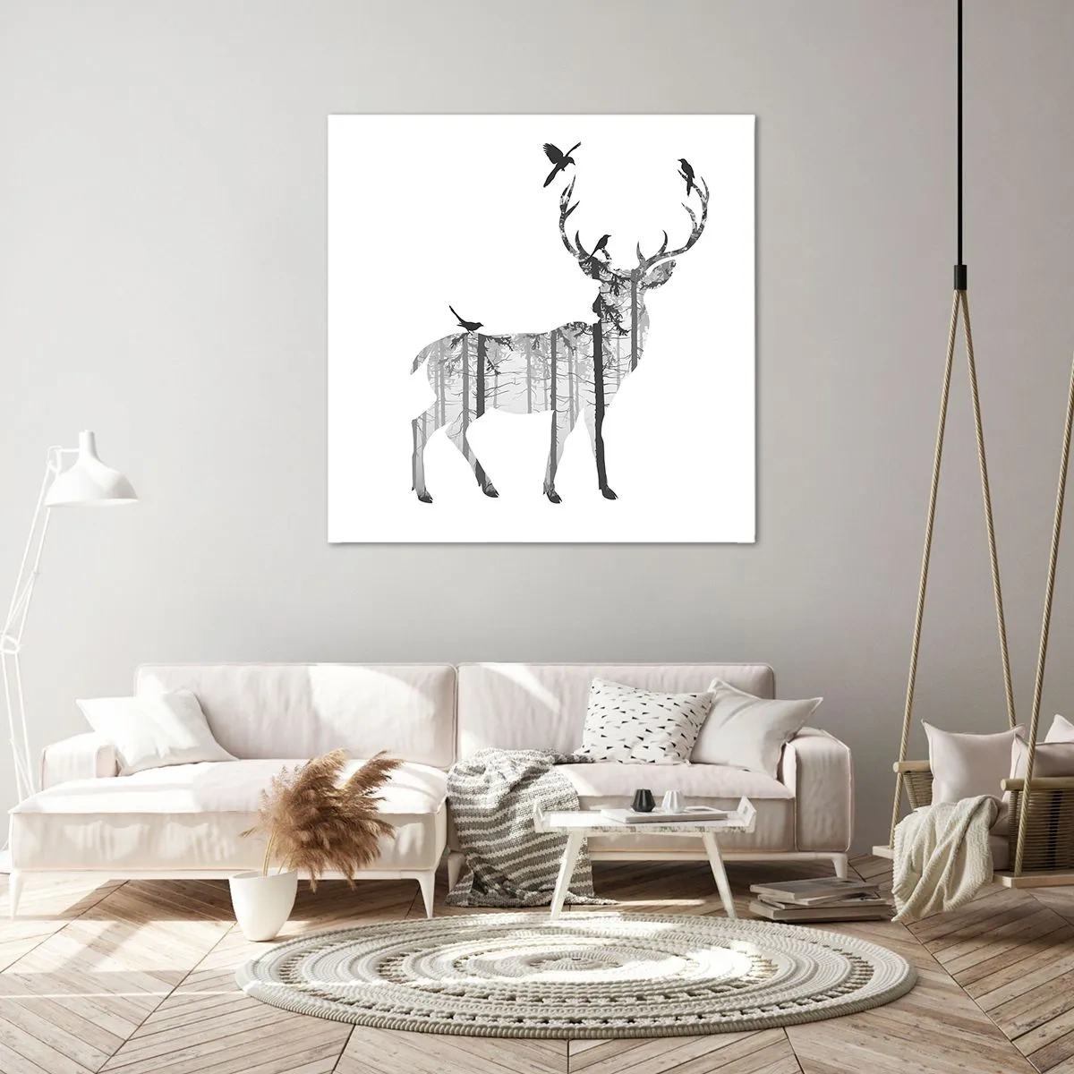 Vászonkép - Erdei jó szellem - 40x40 cm