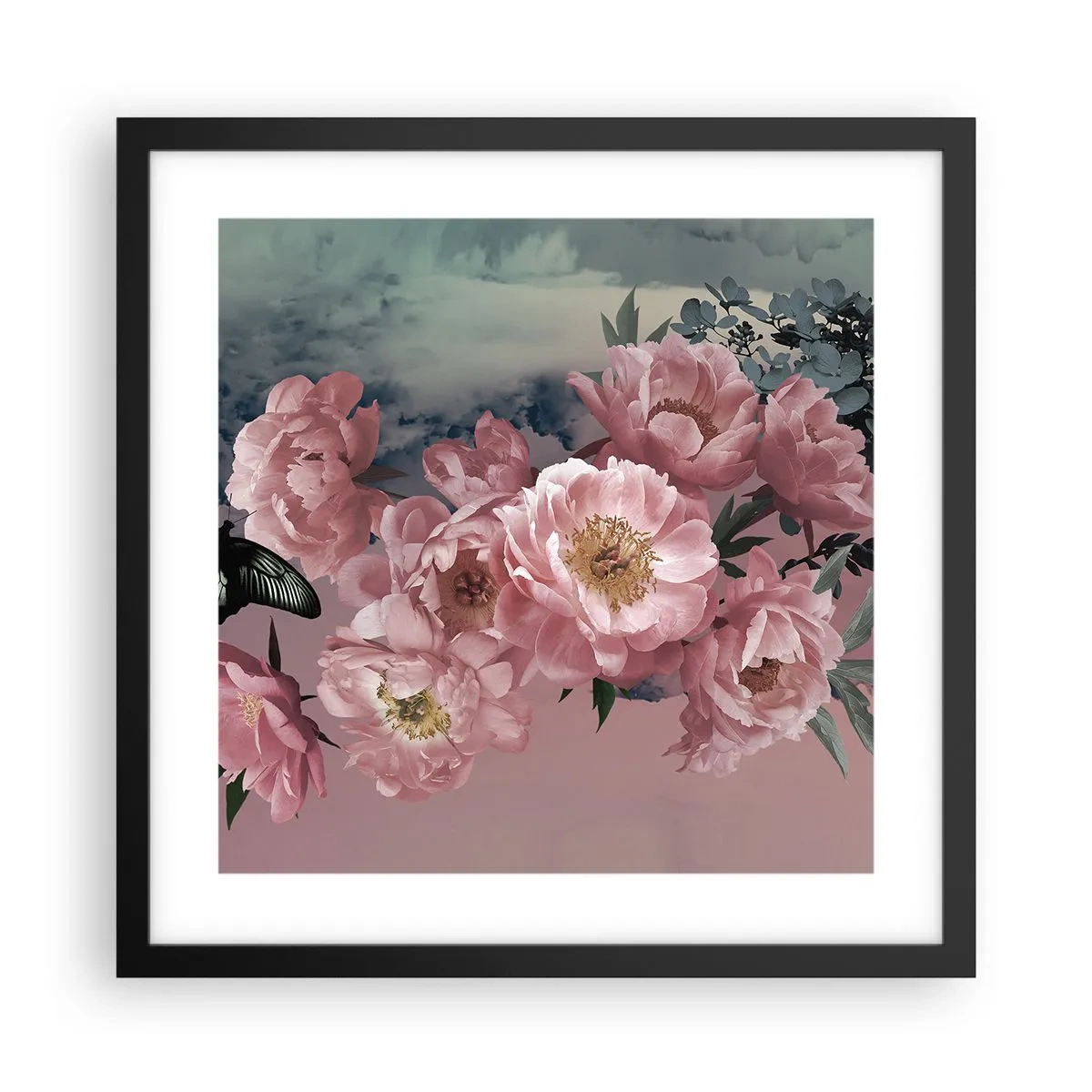 Poszter fehér keretben - A romantika csúcsa - 40x40 cm