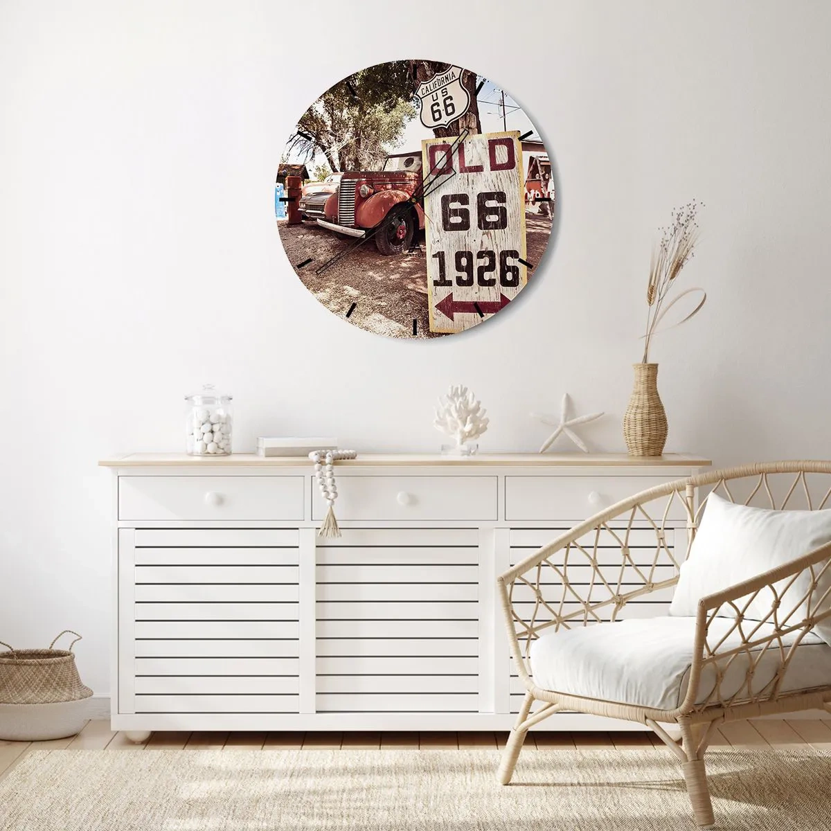 Falióra, Óra - Az amerikai tartomány legendája - 40x40 cm