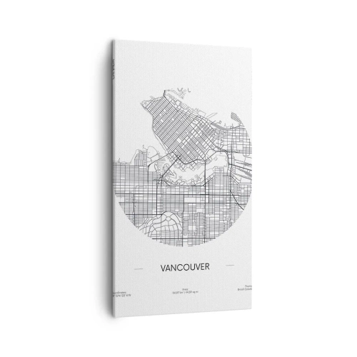 Vászonkép - Vacouver anatómiája - 45x80 cm