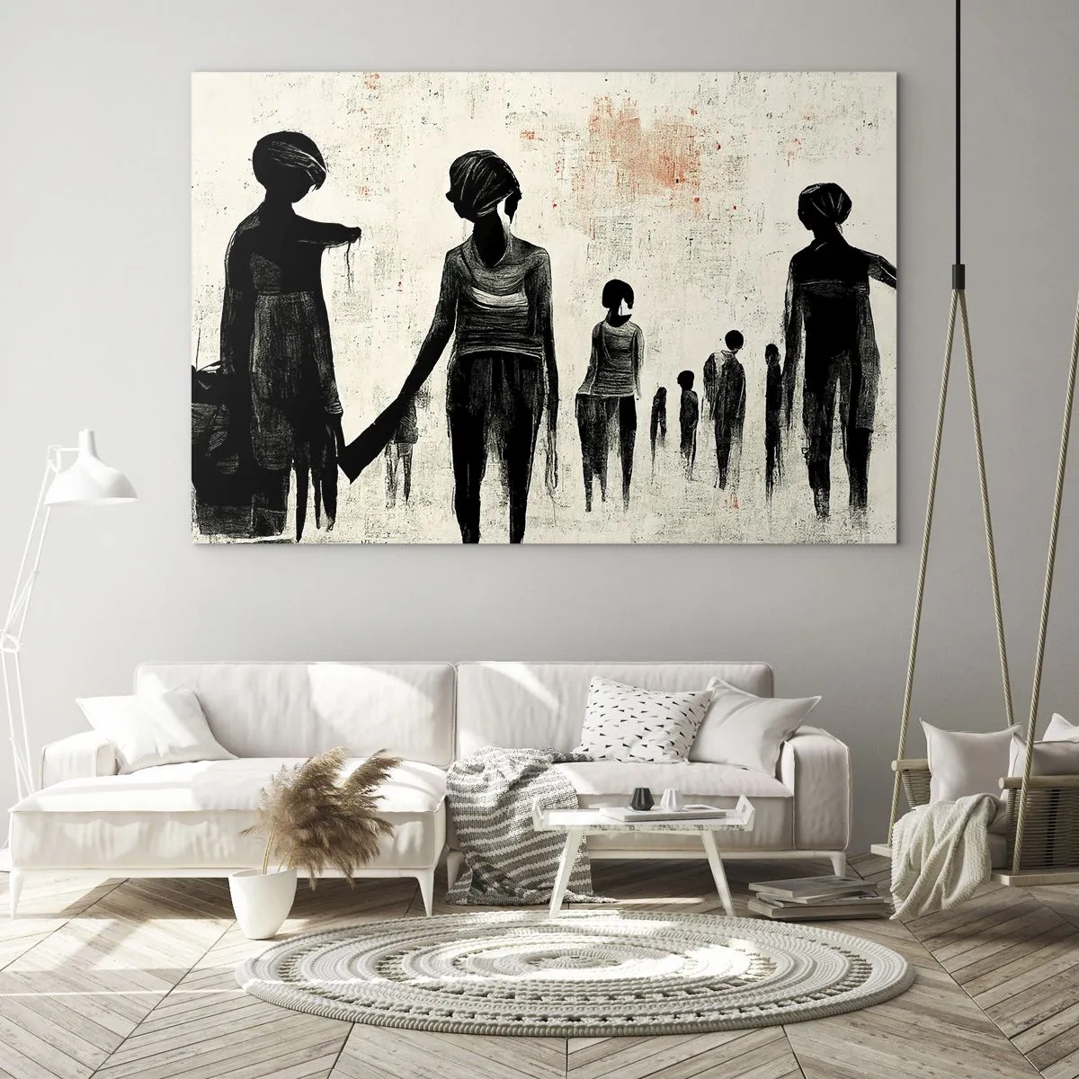 Üveg kép - A magány ellen - 100x70 cm