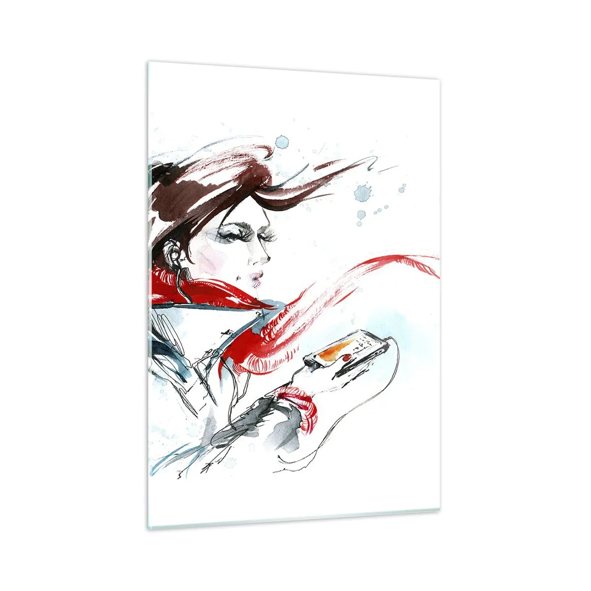 Üveg kép - Valami játszik bennem - 50x70 cm