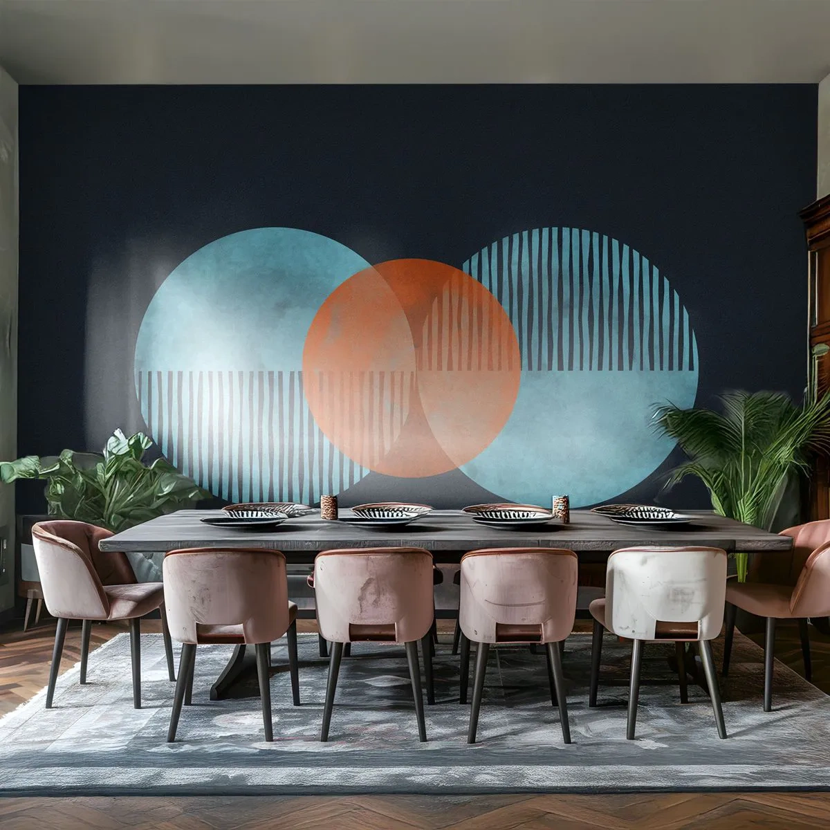 Fotótapéta Premium Sand - Szimmetrikus kompozíció - Absztrakció, Darab, Geometrikus minta - 150x105 cm