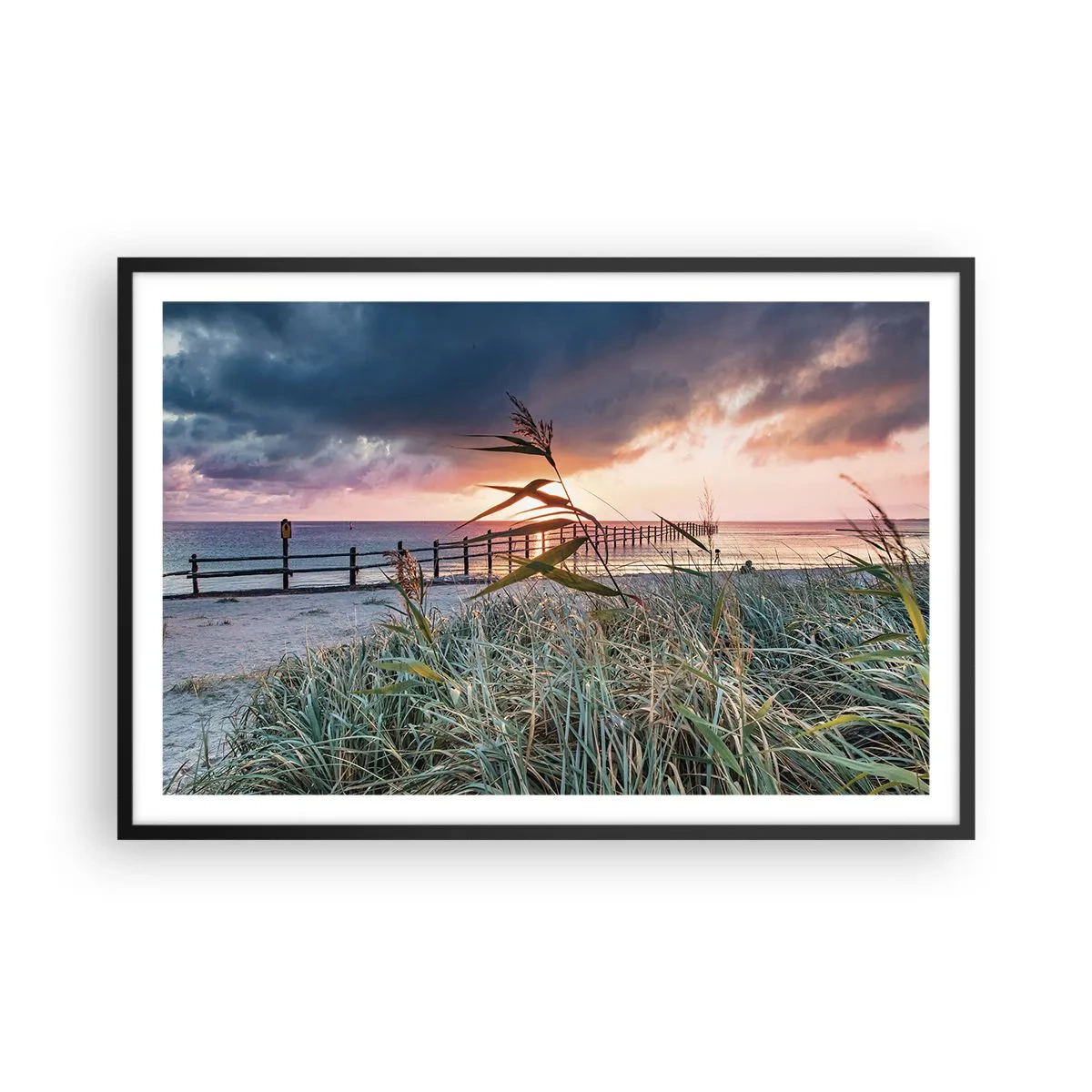 Poszter fehér keretben - Nem múlik el a széllel - 91x61 cm