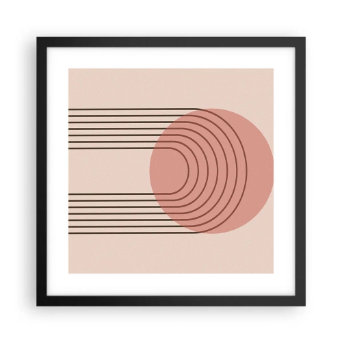 Poszter fehér keretben - Ellenállhatatlan vonzalom - 40x40 cm