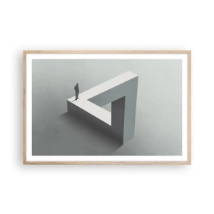 Poszter világos tölgy keretben - És mégis lehetséges - 91x61 cm