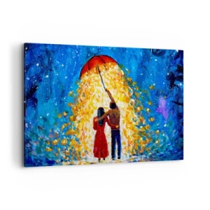 Vászonkép - Egy esős este varázsa? - 100x70 cm