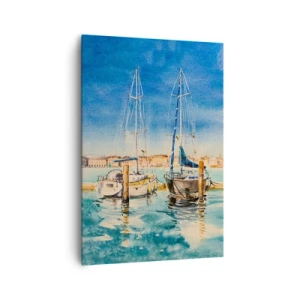 Vászonkép - Napos lagúna - 70x100 cm