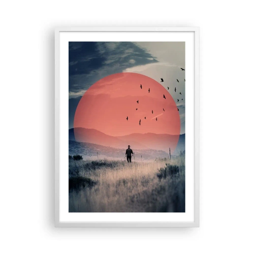 Poszter fekete keretben - Elemében - 50x70 cm