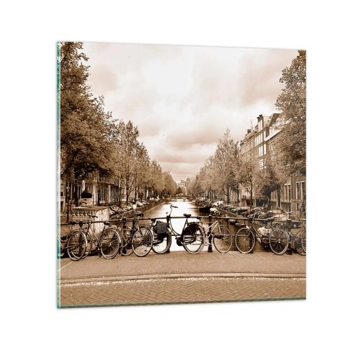 Üveg kép - Holland hangulat - 30x30 cm