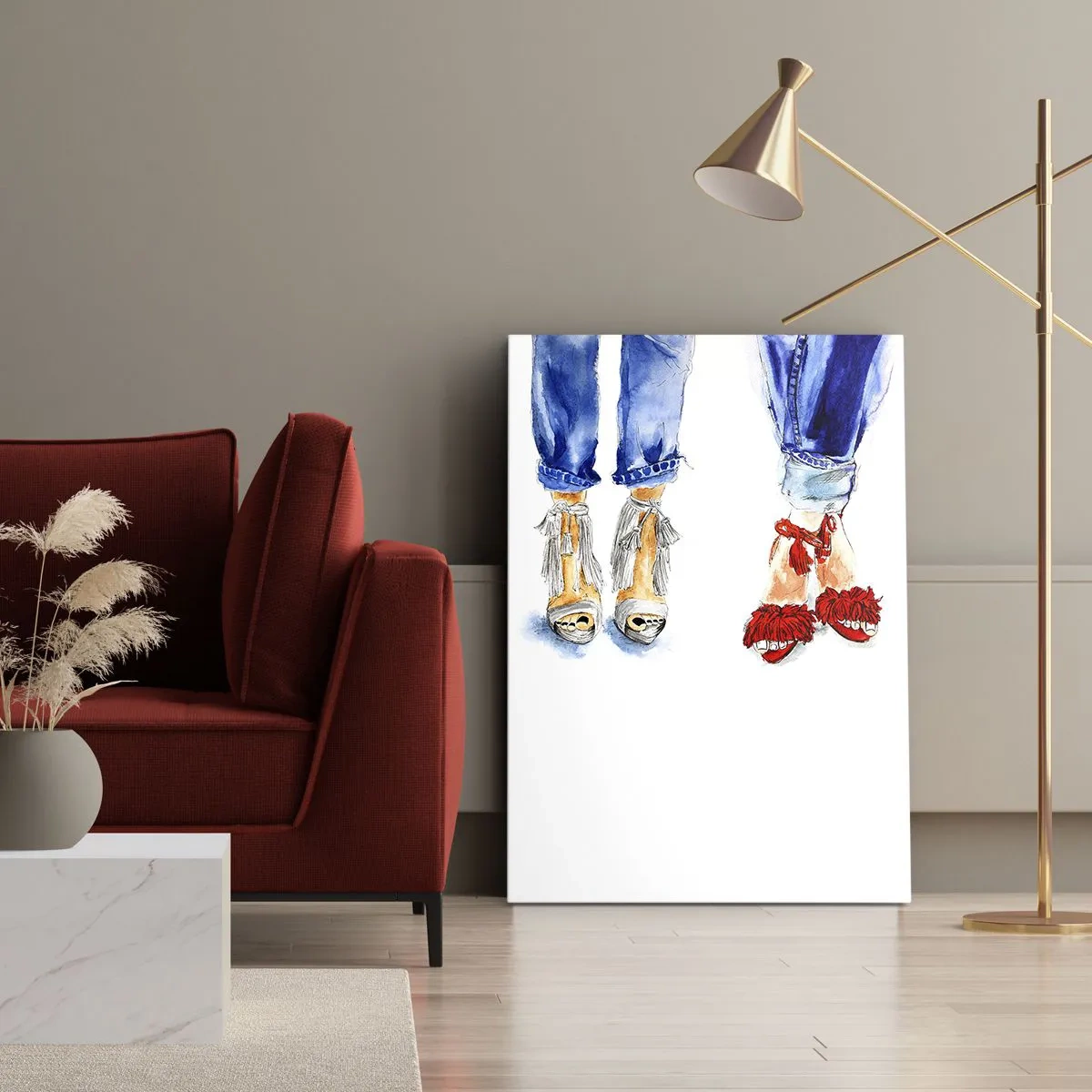 Vászonkép - Talán elmegyünk sétálni? - 70x100 cm