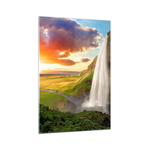 Üveg kép - Az izlandi nyár - 70x100 cm