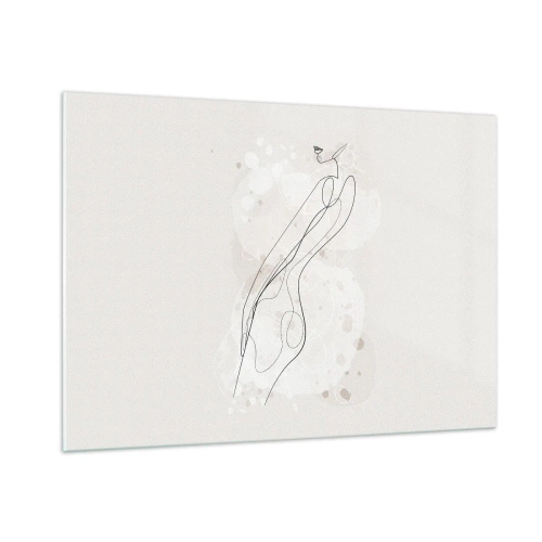 Üveg kép - Eltévedni nézésben - 100x70 cm