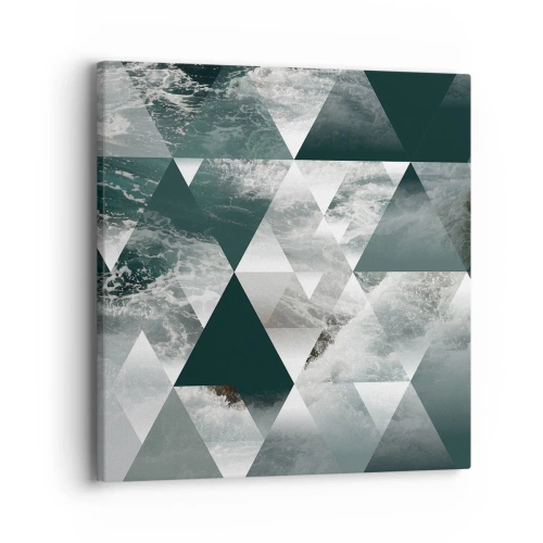 Vászonkép - Kristály perspektíva - 40x40 cm