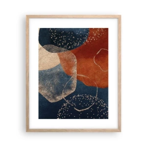 Poszter világos tölgy keretben - A lét könnyedsége - 40x50 cm