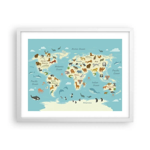 Poszter fekete keretben - Jó szomszédok - 50x40 cm