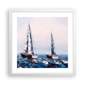 Poszter fekete keretben - A szél testvérisége - 40x40 cm