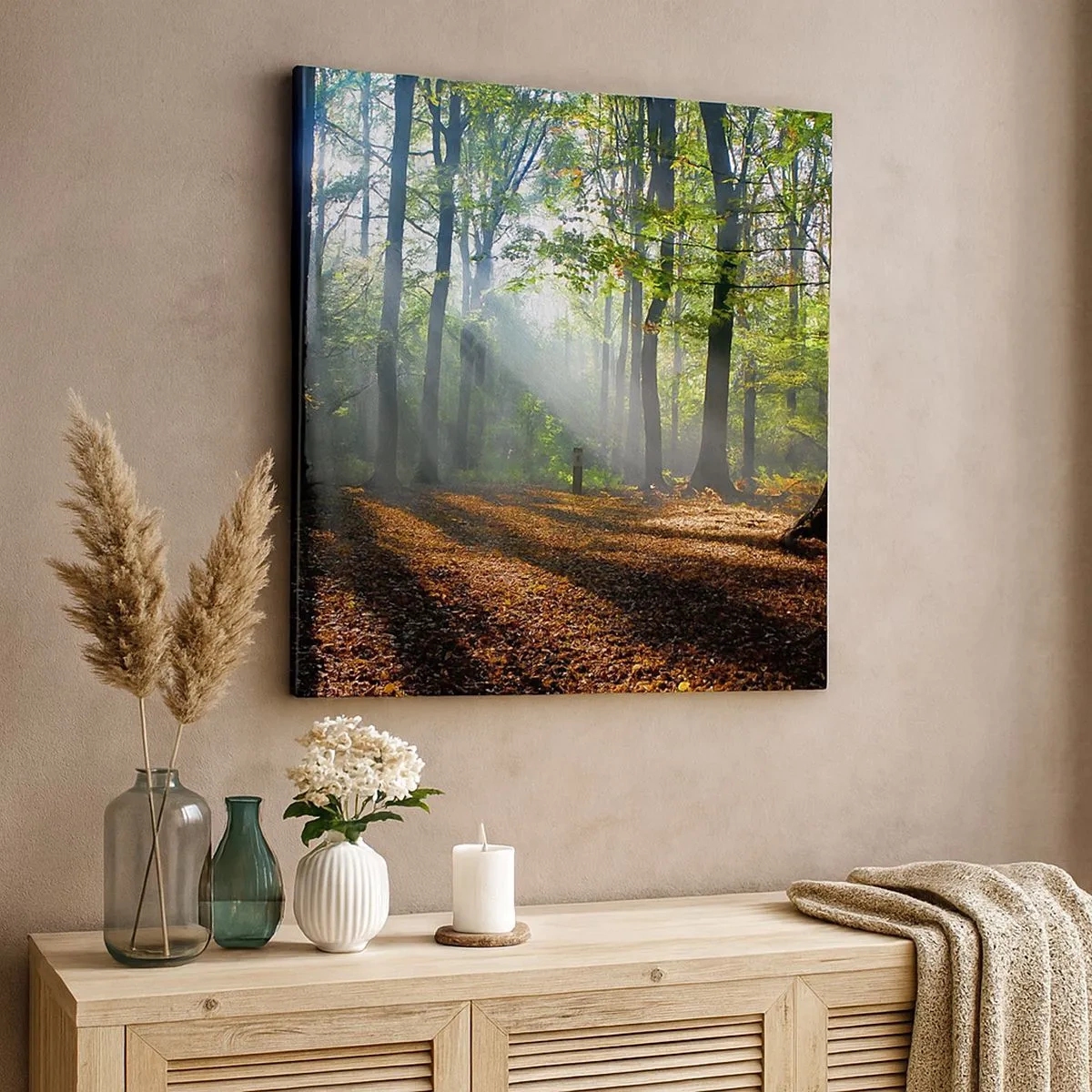 Vászonkép - Ragyogások és árnyékok - 30x30 cm