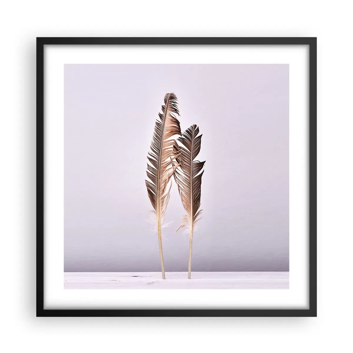 Poszter fehér keretben - A semmi ellen - 50x50 cm