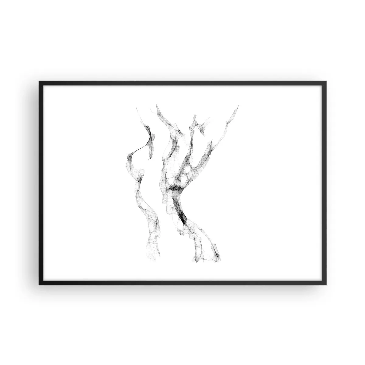 Poszter fehér keretben - Gyönyörű és erős - 100x70 cm