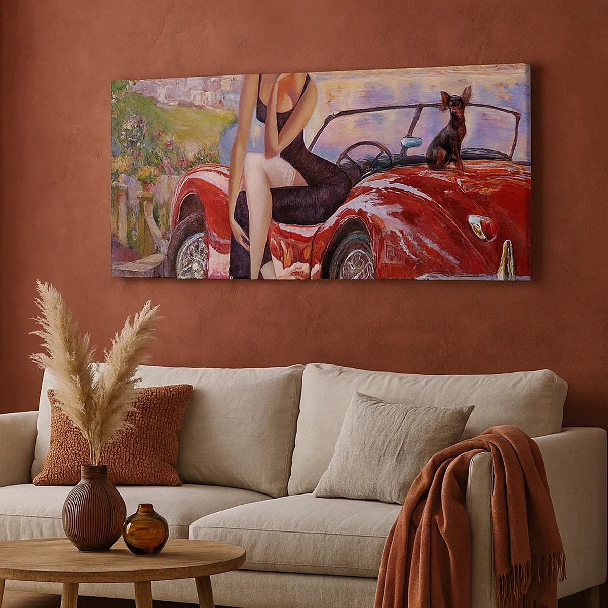 Vászonkép - Nyaralás? Csak a Rivierán - 30x30 cm