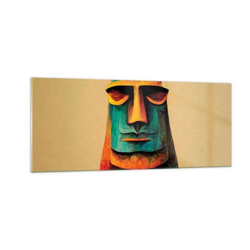 Üveg kép - Szoborszerű és mégis szimpatikus - 100x40 cm