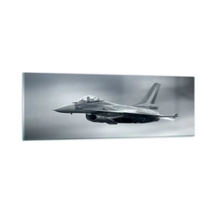 Üveg kép - Kihívod? - 90x30 cm