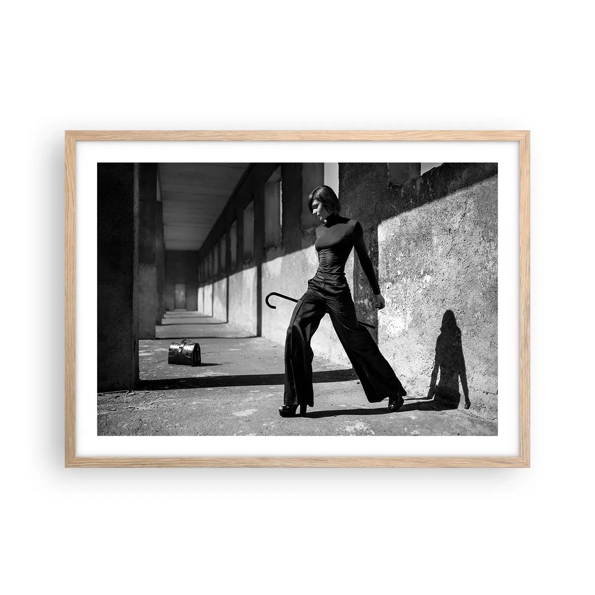 Poszter világos tölgy keretben - Városi elegancia - 70x50 cm