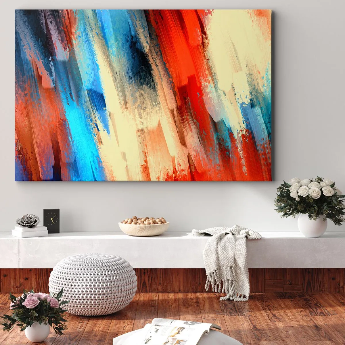 Vászonkép - Színek kaszkádja - 100x70 cm