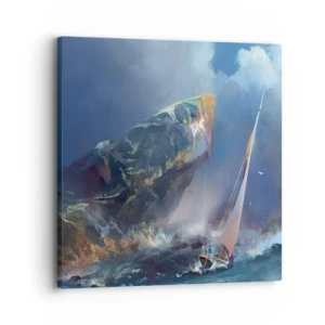 Vászonkép - Aki bátor az nyer - 30x30 cm