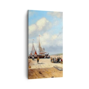 Vászonkép - Egy sikeres fogás után - 45x80 cm