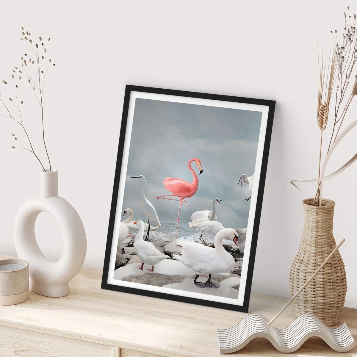 Poszter fehér keretben - Hogy kerültem ide? - 70x100 cm