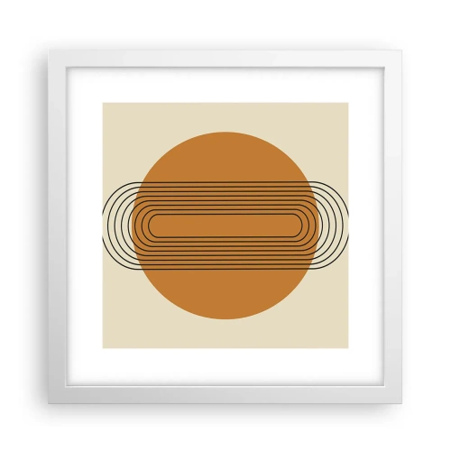 Poszter fekete keretben - Tökéletes terv - 30x30 cm