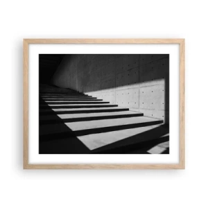Poszter világos tölgy keretben - A modernizmus nyers szépsége - 50x40 cm