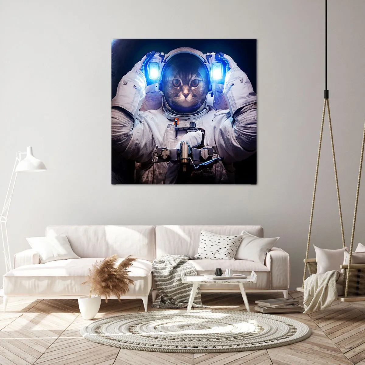 Vászonkép - Houston, baj van - 40x40 cm