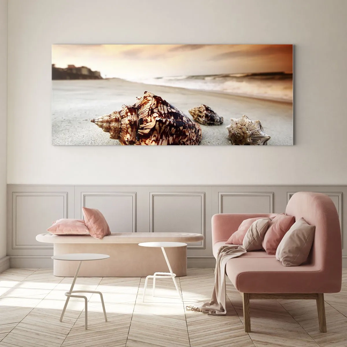 Üveg kép - A hullámok kitaszítottjai - 120x50 cm
