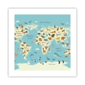 Poszter - Jó szomszédok - 40x40 cm