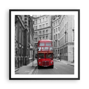 Poszter fehér keretben - A mindennapi életnek nem kell szürkének lennie - 60x60 cm