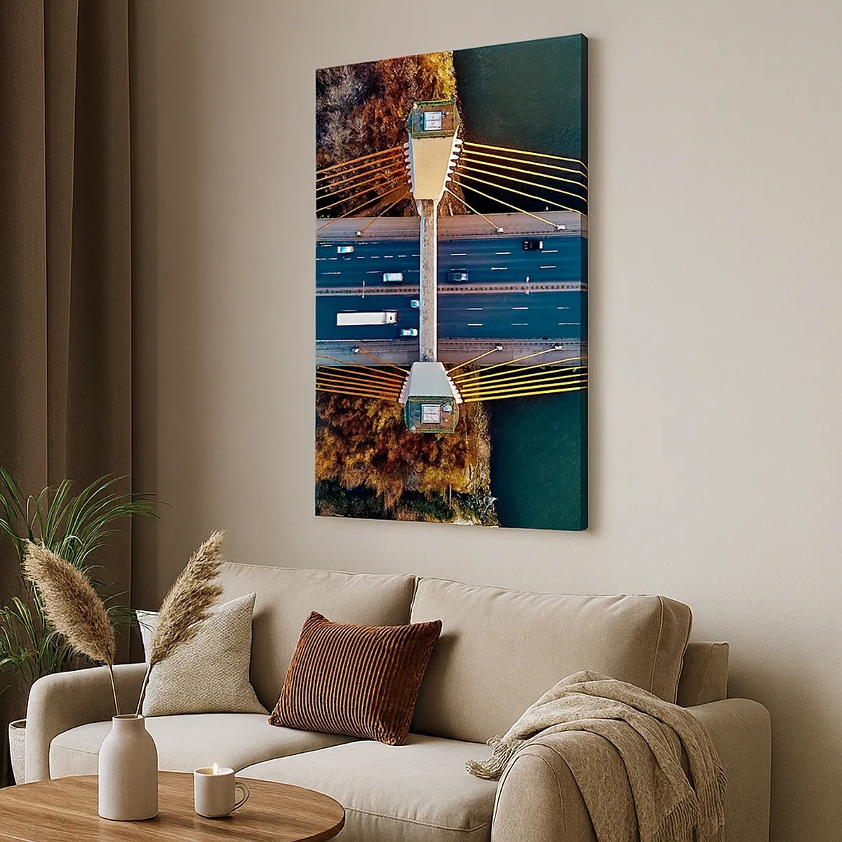 Vászonkép - TÚL a vizeken, túl az erdőkön - 50x70 cm