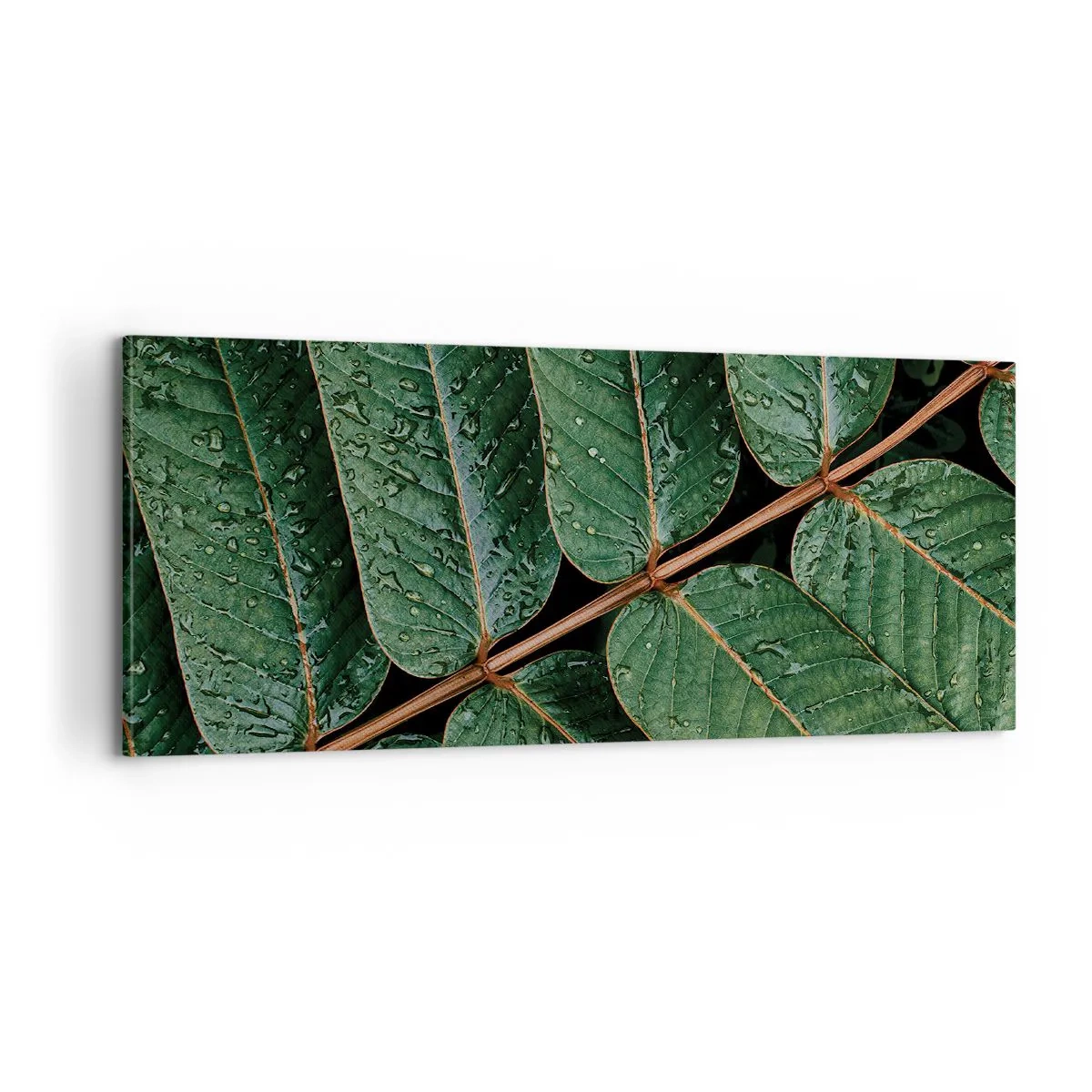 Vászonkép - Zöld ritmusban - 100x40 cm
