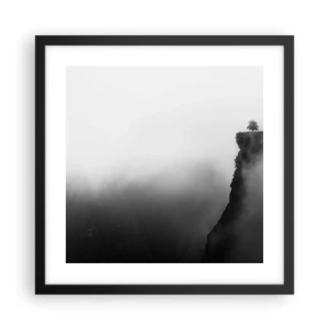 Poszter fehér keretben - A világ peremén - 40x40 cm