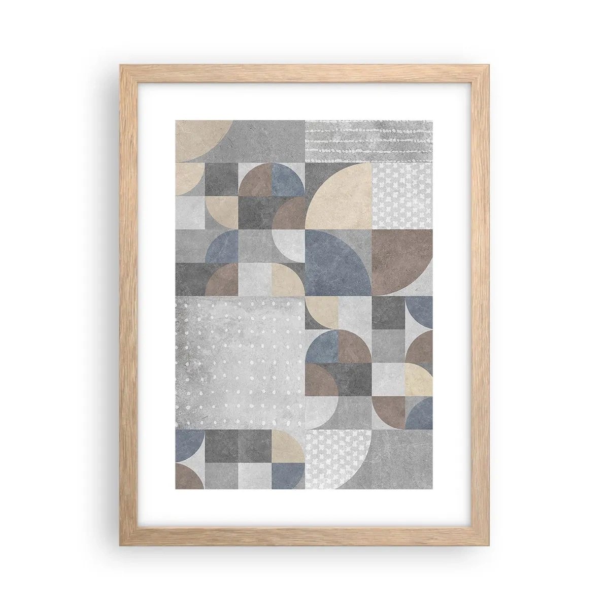 Poszter világos tölgy keretben - Kerámia fantázia - 30x40 cm