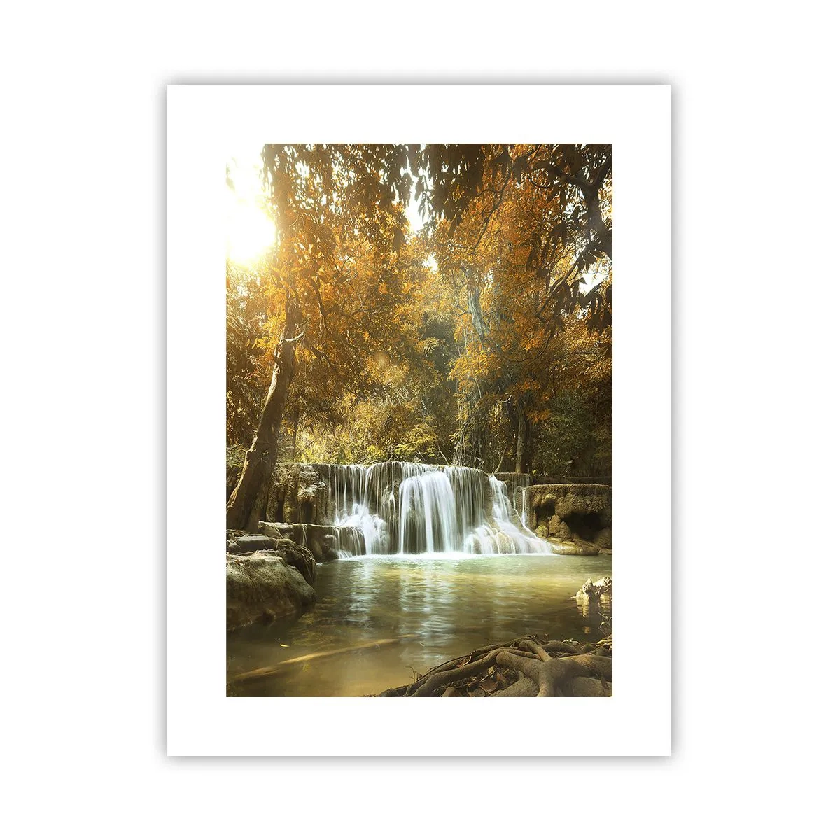 Poszter - Park kaszkád - 30x40 cm