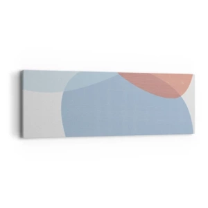 Vászonkép - Pasztell kapcsolatok - 90x30 cm