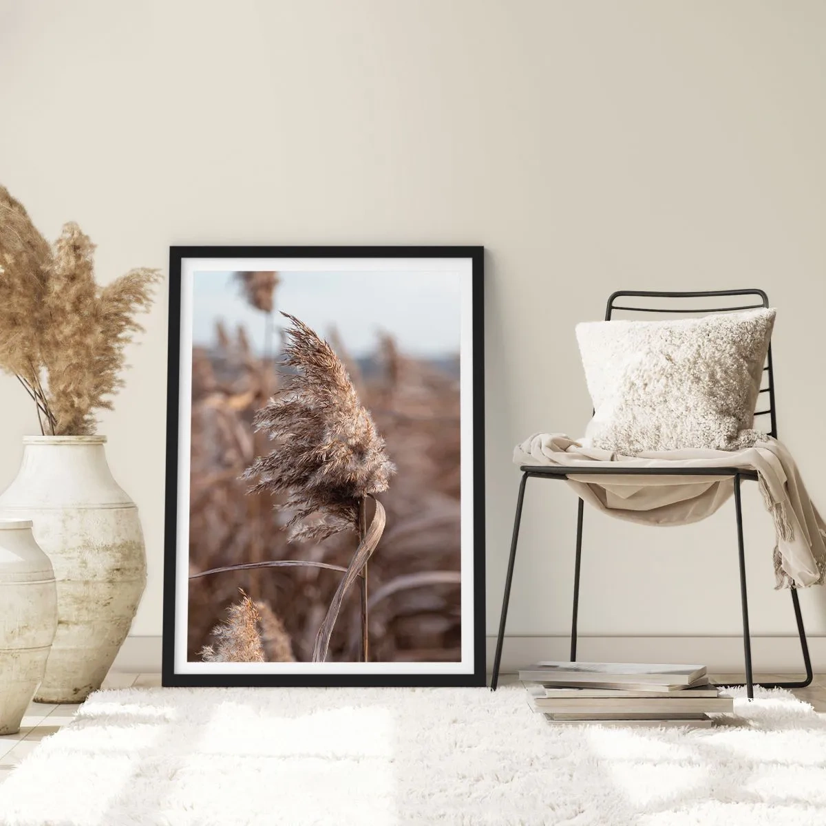 Poszter fehér keretben - Ideje elrepülni a széllel - 70x100 cm