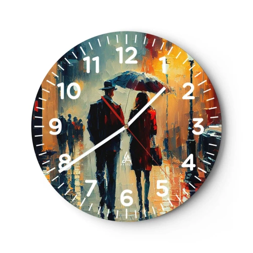 Falióra, Óra - Városi love strory - 40x40 cm