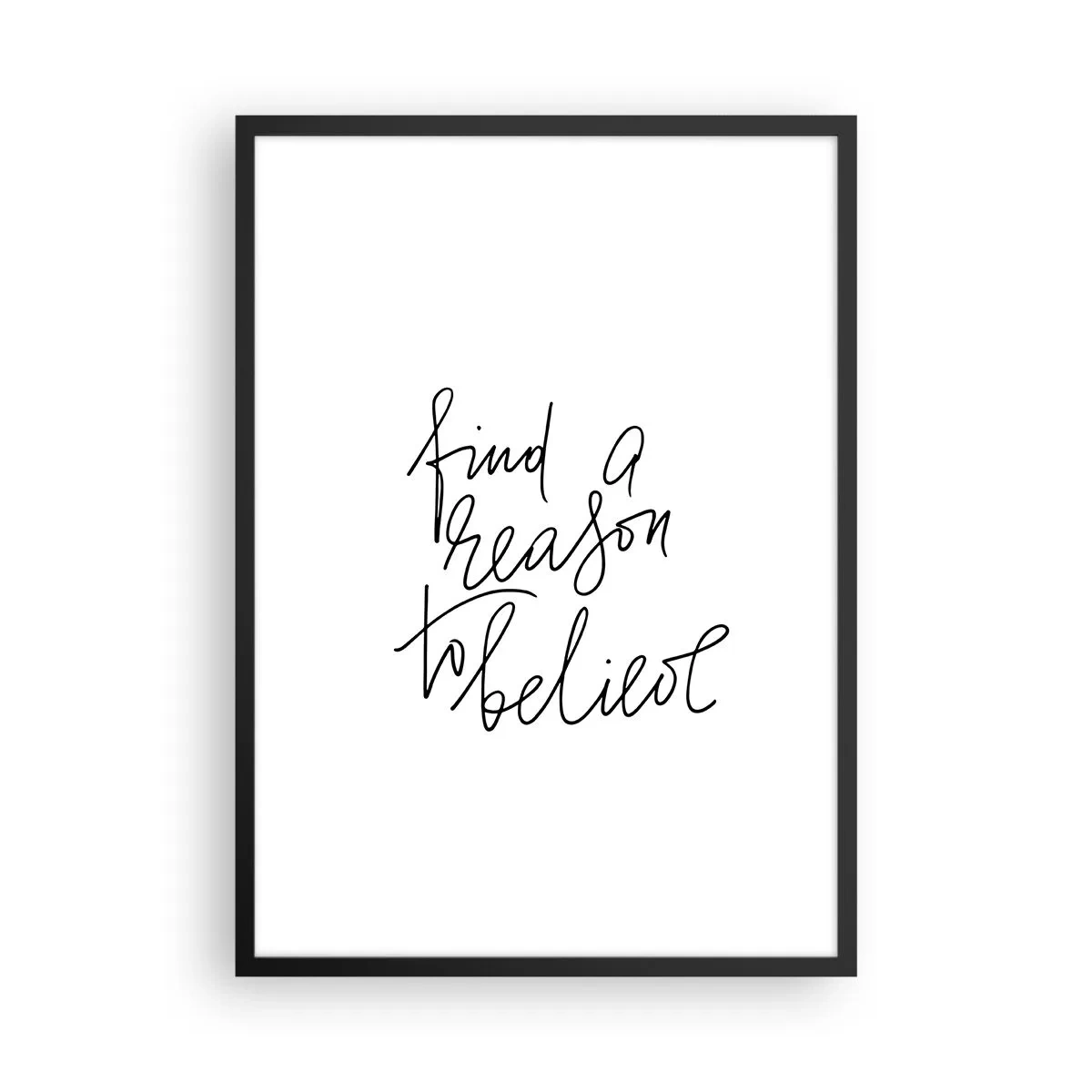 Poszter fehér keretben - Ez lehetséges - 50x70 cm